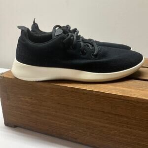 Allbirds Tree Runners Mens Size US 10 Black Wool Sneakers Shoes TR-M10